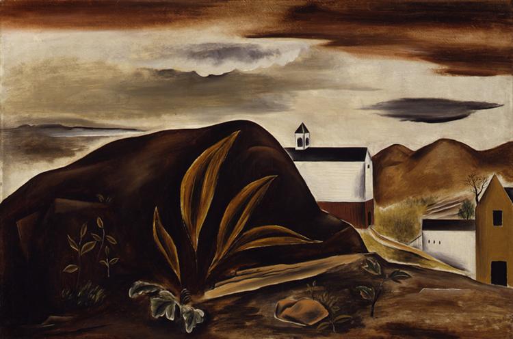Landscape, 1924 - Ясуо Кунійосі
