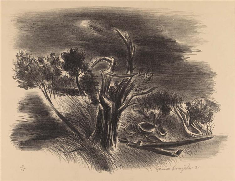 The Storm, 1931 - Yasuo Kuniyoshi