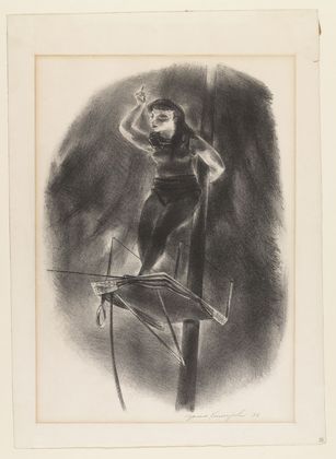 Tightrope Performer, 1936 - Yasuo Kuniyoshi