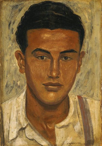 Head of a Youth, 1941 - Yiannis Tsaroychis