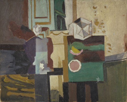 Still life on yellowish background, c.1934 - c.1935 - Giannis Tsarouchis