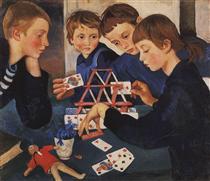 House of cards - Zinaida Serebriakova