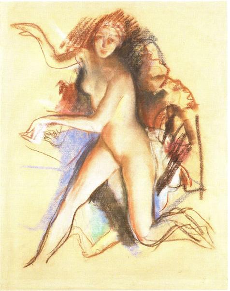 Nude, 1923 - Sinaida Jewgenjewna Serebrjakowa