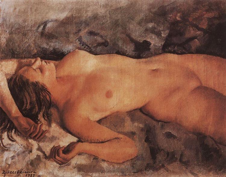 Nude, 1927 - Sinaida Jewgenjewna Serebrjakowa