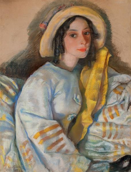 Портрет Марієтти Франгопуло, 1922 - Зінаїда Серебрякова