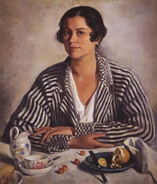 Portrait of Troinitsky, 1924 - Zinaïda Serebriakova