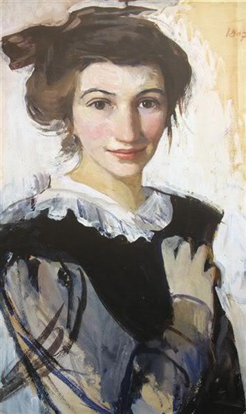 Автопортрет, 1907 - Зинаида Серебрякова