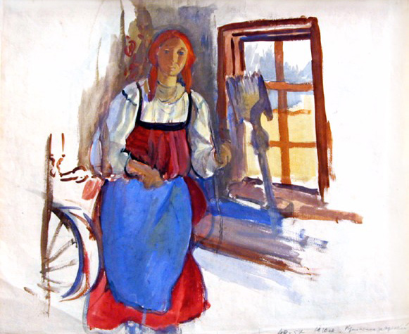 Young Girl - Zinaïda Serebriakova