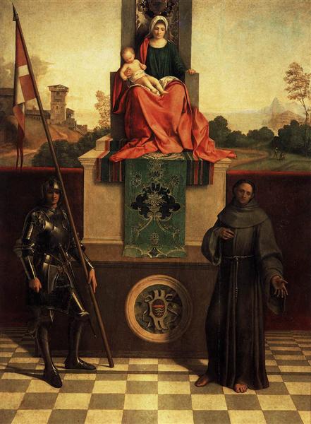 Madonna and Child with Saints Liberale and Francis (The Castelfranco Madonna), 1505 - Giorgione